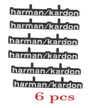 bmw 에어덕트 바디킷 그릴 m패키지 스포일러6PCS 자동차 오디오 Bmw X1 E84 X3 F25 X5 F15 F20 F30 F10 F11, 02 6PCS HARMAN B_06 For Bmw X6