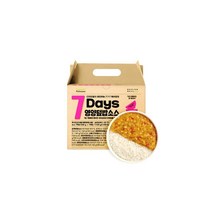 디자인밀 7Days 영양덮밥소스 (160gx7EA) 밥대용 식단조절 식이요법, 1개