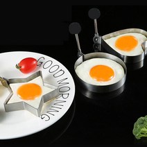 DIY 제빵 스테인레스 스틸 달걀 금형 팬케이크 반지기구, [01] Round