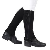 Dublin Easy-Care Half Chaps II, Childs M, Black