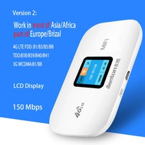 벤톤 잠금 해제 3G/4G Lte Mifi 휴대용 미니 핫스팟 대형 무선 포켓 와이파이 라우터, 협력사, 버전 2, 3000mAh