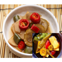 모듬장아찌 깻잎절임 청양고추간장절임 마늘쫑절임, 모듬장아찌 1kg