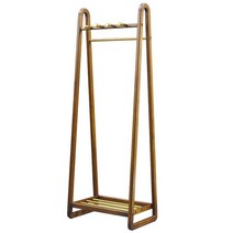의류매장 옷걸이 스탠드 원목 헹거 원룸 인테리어 랙, 월넛 행거 (100CM)