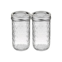 볼메이슨 크리스탈젤리 유리밀폐용기 354ml 12oz x2개
