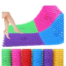 29X40cm 맞춤 연결 조립식 발지압 매트 발바닥 패드 DIY 건강 압판 한방, 블루