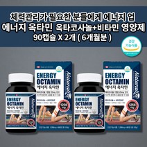 남성 호르몬제 지구력 증진 활력 체력 관리 보충 기운없을때 활력제 피로회복제 호르몬 보충제 zincpicolinate 캐나다 에너지 옥타민 옥타코사놀 비타민 B군 영양제 90정, 2개