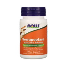 나우푸드 세라펩타제 세라펩타아제 Serrapeptase 60캡슐 Digestive, 1개, 기본, 60개