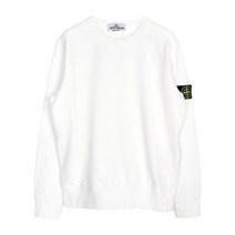 [스톤아일랜드] KIDS 24SS 화이트 와펜 스웨트셔츠 801661340 V0001/8A