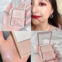 그림자 쉐딩 스틱 코 볼 투톤 컨투어링 하이라이터 노즈 사이드 섀도우 파우더 펄 페이스, 01 실버 핑크