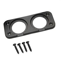 SCG-36 차량용 DIY 3구 소켓브라켓 원형소켓 원형 소켓 만능브라켓 차량용브라켓 고정브라켓 DIY 2구판, SCG-35