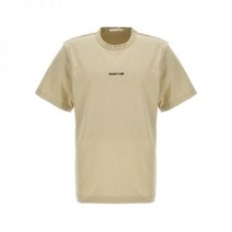 HELMUT LANG 헬무트랭 로고 자수 크루넥 코튼 티셔츠