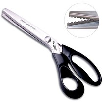 핸디몰 베스트 핑킹가위(원단가위)(톱니모양 물결모양), (077-톱니모양)