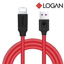 데빌 3A 애플 아이폰 라이트닝 8핀 8pin USB 고속충전 케이블 2m 모텔 호텔 PC방 군대 보조배터리 충전선, B382 2m 레드블랙