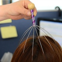 간편 편리한 두피자극 갈고리안마기 혈액순환 촉수 두피케어기