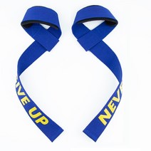 웨이트장갑 패딩 피규어 8 스트랩 데드 리프트 역도 손목 파워 리프터 운동 풀업 수평 바 체육관 피트니스, 절대 포기하지 마세요-파란색