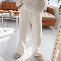 애플망고옷장 겨울 일자 골덴사각주머니 팬츠 기모 통 밴딩팬츠 방한 코듀로이 안감 털 바지