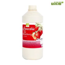 차그림 스무디 앤 딸기 1.8kg 베이스 에이드 만들기 음료 카페 재료, 1, 1, 본상품선택