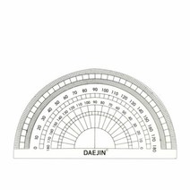 [대진교육] 각도기 초등준비물 10cm 신학기준비, 1개