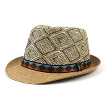 2019 영국 레트로 fedoras 탑 재즈 모자 봄 여름 117eEA2c5
