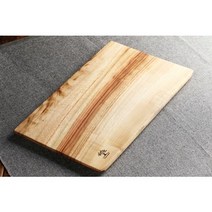 [뉴그린] 캄포원목 트레이 칠드런 (200*125*22)플레이팅용 도마 나무도마 빵도마