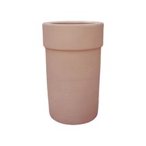 베트남토분 원통 실내화분 홈가드닝 인테리어 앙비까사 ENVIE CASA, 피치 19 cm