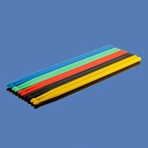 칼라드럼스틱 플라스틱 연습용드럼스틱 5A(405mm) CT-810, 3조, 검정색