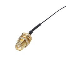 컴퓨터 PC 2x 6dBi M.2 IPEX MHF4 U.fl 케이블-RP-SMA Wifi 안테나 신호 케이블 세트 인텔 AC 9260 8265, 한개옵션0
