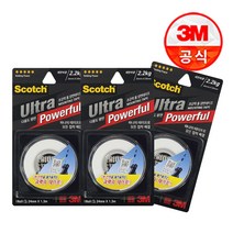 쓰리엠 스카치 초강력 다용도 폼 양면테이프 평면용 UP213, 3개