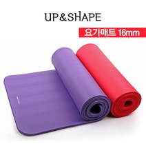 업앤쉐이프 요가매트 NBR 16mm, 퍼플