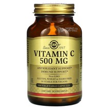 솔가 solgar 비타민C 500mg 베지 캡슐 옵션확인필수, 500 mg, 100 개