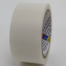 Q 보양 테이프(화이트) / 만능마스킹/길이-25M/편직원단, (화이트) 48mm  X 25M, 1개