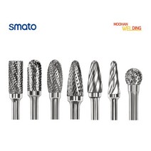[스마토] 초경 로타리바 로터리바 6mm 생크 금형 드릴 절삭 롱타입 알루미늄용, SC형(6mm 생크), SC-7M DC, 1개