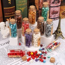 실링 왁스 씰 스탬프 편지 인장 60알 다이어리 세트 황동 해리포터 청첩장봉투, 9실링왁스-커피