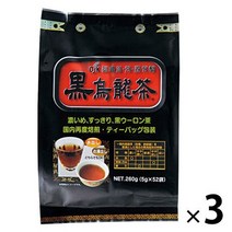 일본 직송 진한 반발효차 흑우롱차 52백x3봉 156티백