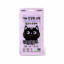 유한양행 윌로펫 더 건강한 스틱 고양이 유산균 간식 4p, 닭고기 + 연어 혼합맛, 2개