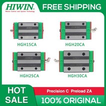 전기자재상 HIWIN HGH15CA HGH20CA HGH25CA HGH30CA 용 선형 블록 HGR15 HGR20 HGR25 HGR30 레일 CNC 부품