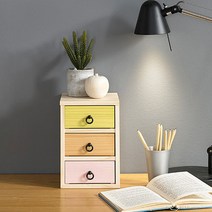나무친구 미니 3단서랍장, 내추럴