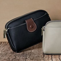 잔스클럽 소가죽의 부드러운감촉 데일리 가죽크로스백 블랙 20대 남성 크로스백 라탄디자인 밴딩 여행