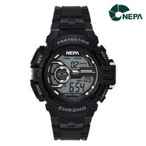 [정품보장] [신속정확] 네파(NEPA) [온라인단독] 네파 랩타임 스탑워치 듀얼타임.방수 학생.군인용 레져 스포츠시계 N350_BKGY 169023, 블랙그레이 FREE