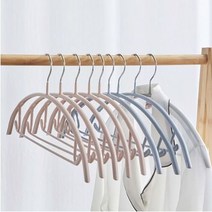 오너클랜 PVC 논슬립 슬림 옷걸이 5P /미끄럼방지/코팅옷걸이, 인디핑크