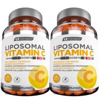 비토로지랩스 리포조말 비타민C 2000mg 180캡슐 x 2병 Natuspur