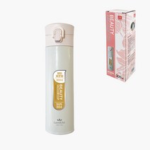 L&C 러브앤아트 보온병 텀블러 코코보온병 원터치보온병 뷰티보온병 300ml 320ml 350ml 420ml, 뷰티보온병300_화이트