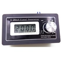 영어 버전 4-20mA 신호 발생기 전류 변환기 부하 테스터 PLC 계기 LCD 2 선 출력, 한개옵션0