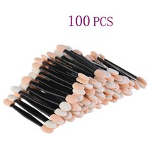 메이크업 멀티 브러시 화장 붓 세트 브러쉬 3050100pcs 일회용 아이 섀도우 는 양면 스폰지 나일론을 구성합니다. 품 애플리케이터 을위한 아이 섀도우 를 설정합니다., 100개