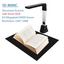 북스캐너 북스캔 비파괴 북 스캐너 양면 고속 책 (에서 선박 us) SD-500NC 휴대용 책 스캐너 전문 리더 us, 02 SD-800NC with OCR