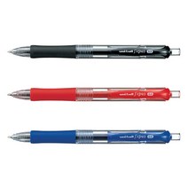 유니볼 시그노 노크식 중성볼펜 (UMN-152) 0.5mm, 레드