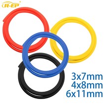 3mm 4mm 6mm 자동차 실리콘 진공 호스 idxod 3x7 4x8 6x11 자동차, 4x8-레드
