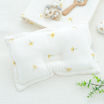 마롤로뜨 유아 말랑베개 신생아 아기 프린팅 짱구베개, 살랑데이지, 1개