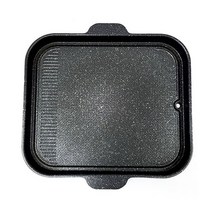 일루몬트 국산 사각구이팬 캠핑 고기 불판 구이팬 30cm x 26cm
