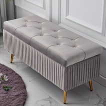 등받이 없는 긴 의자 평벤치 쇼파 스툴 대기실 병원, 120x40x45cm - 라이트 그레이
